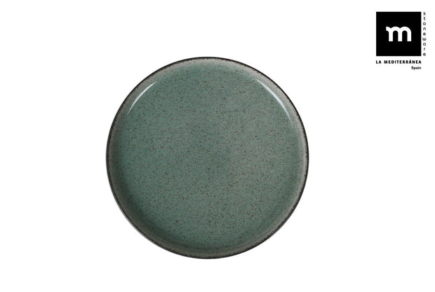 Inde Soler Hispania Farfurie din ceramica, Beloi Verde, Ø20xH2,2 cm
