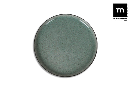 Inde Soler Hispania Farfurie din ceramica, Beloi Verde, Ø27xH2,8 cm