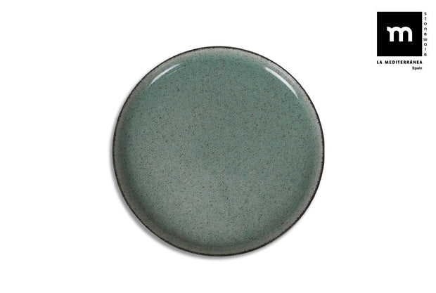 Inde Soler Hispania Farfurie din ceramica, Beloi Verde, Ø27xH2,8 cm