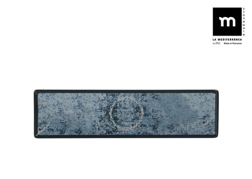 Farfurie din ceramica, Electra Albastru, L30xl8xH2 cm