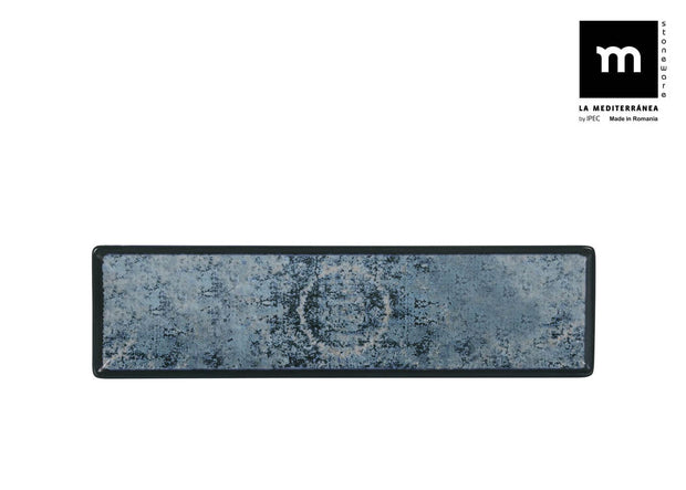 Farfurie din ceramica, Electra Albastru, L30xl8xH2 cm