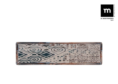 Inde Soler Hispania Farfurie din ceramica, Grecia Multicolor, L30xl8xH2 cm