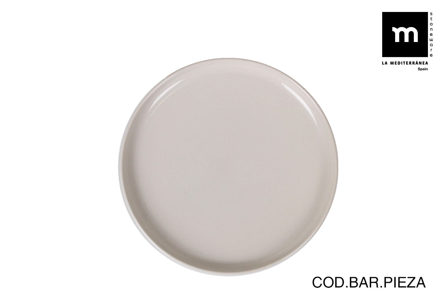 Inde Soler Hispania Farfurie din ceramica, Nordic Ivoir, Ø20xH2,2 cm