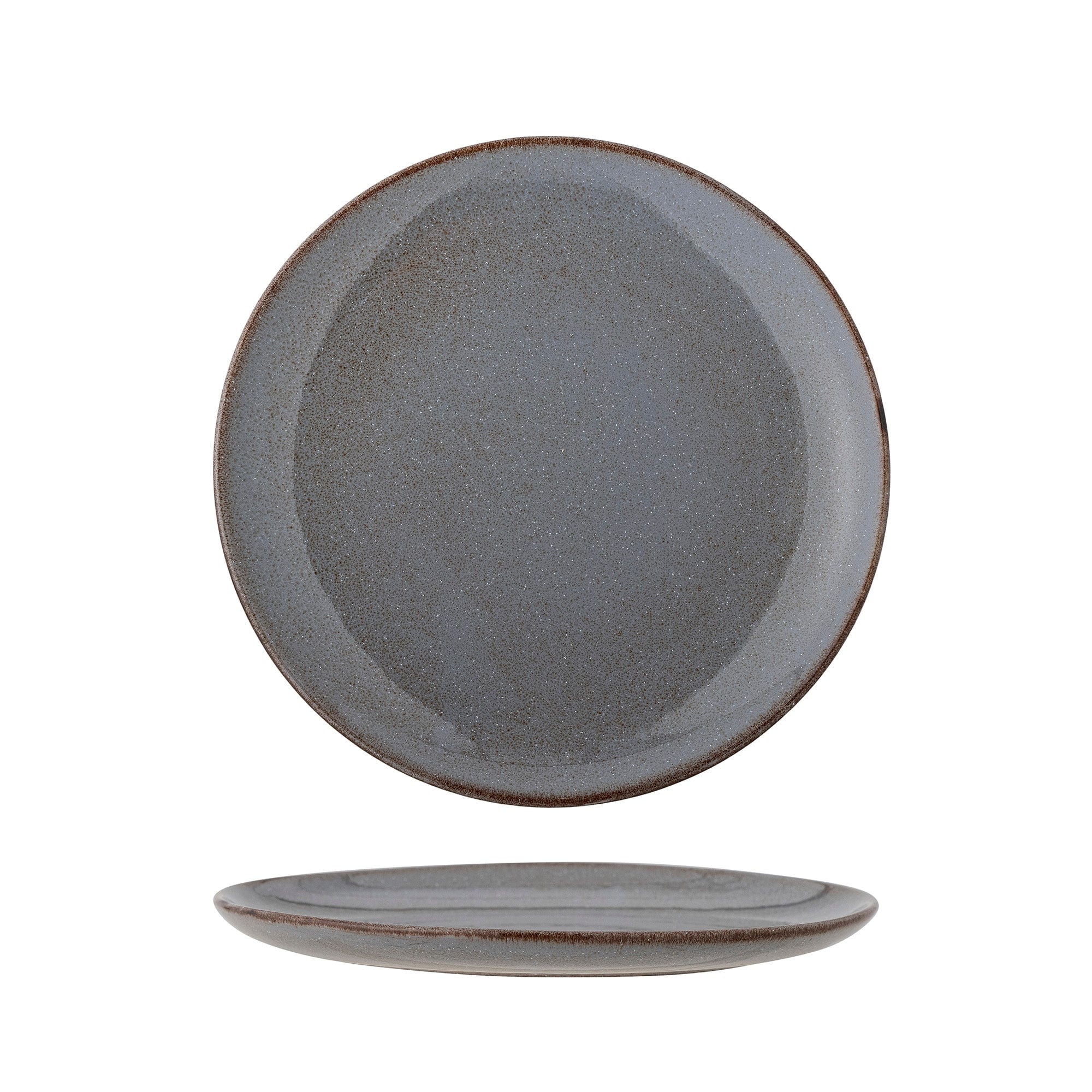 Farfurie din ceramica, Sandrine Gri, Ø22xH2 cm (2)