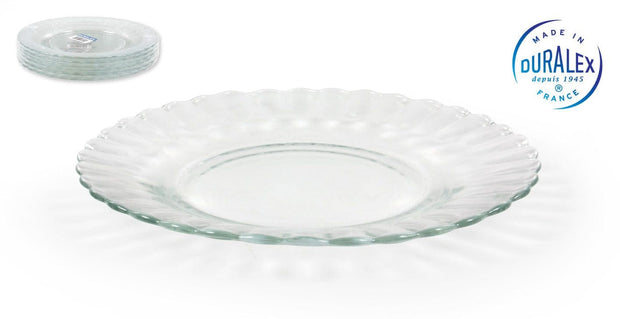 Inde Soler Hispania Farfurie din sticla, Paris Transparent, Ø20xH2 cm