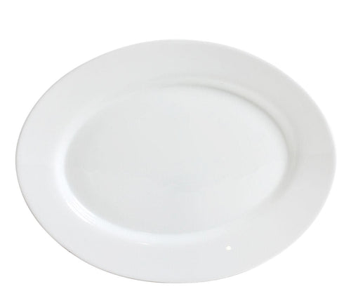 Inde Soler Hispania Farfurie din sticla, Toledo Alb, L35xl27xH2.5 cm