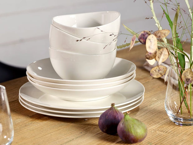 BFSummer Farfurie intinsa din portelan, Voice Basic Alb, 27 cm, Villeroy & Boch