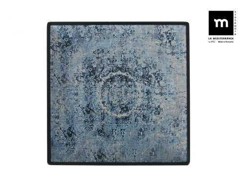 Inde Soler Hispania Farfurie pentru cina, din ceramica, Electra Albastru, L24xl24xH2 cm