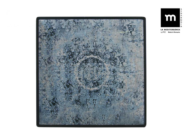 Inde Soler Hispania Farfurie pentru cina, din ceramica, Electra Albastru, L24xl24xH2 cm