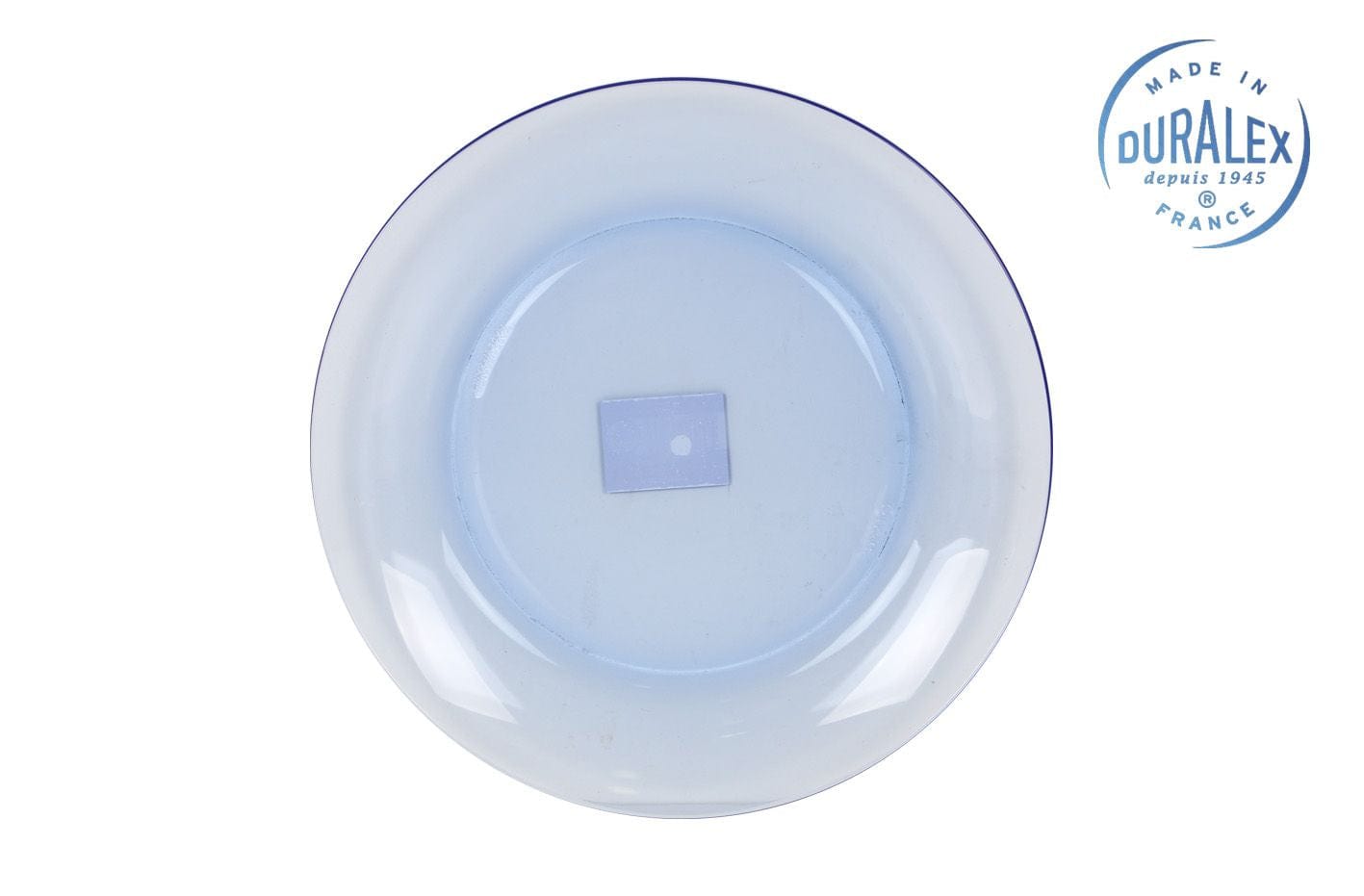 Inde Soler Hispania Farfurie pentru cina, din sticla, Lys Albastru, Ø23.5xH2.2 cm