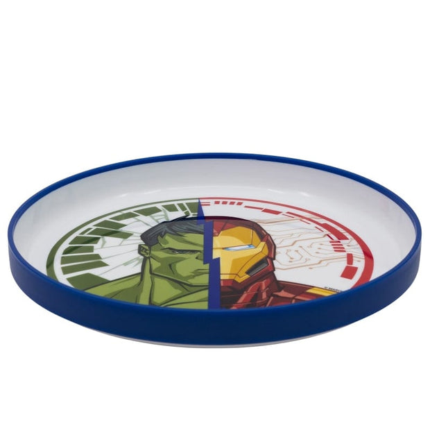 Farfurie pentru copii din plastic, Avengers Multicolor, Ø19.6xH2.5 cm (1)