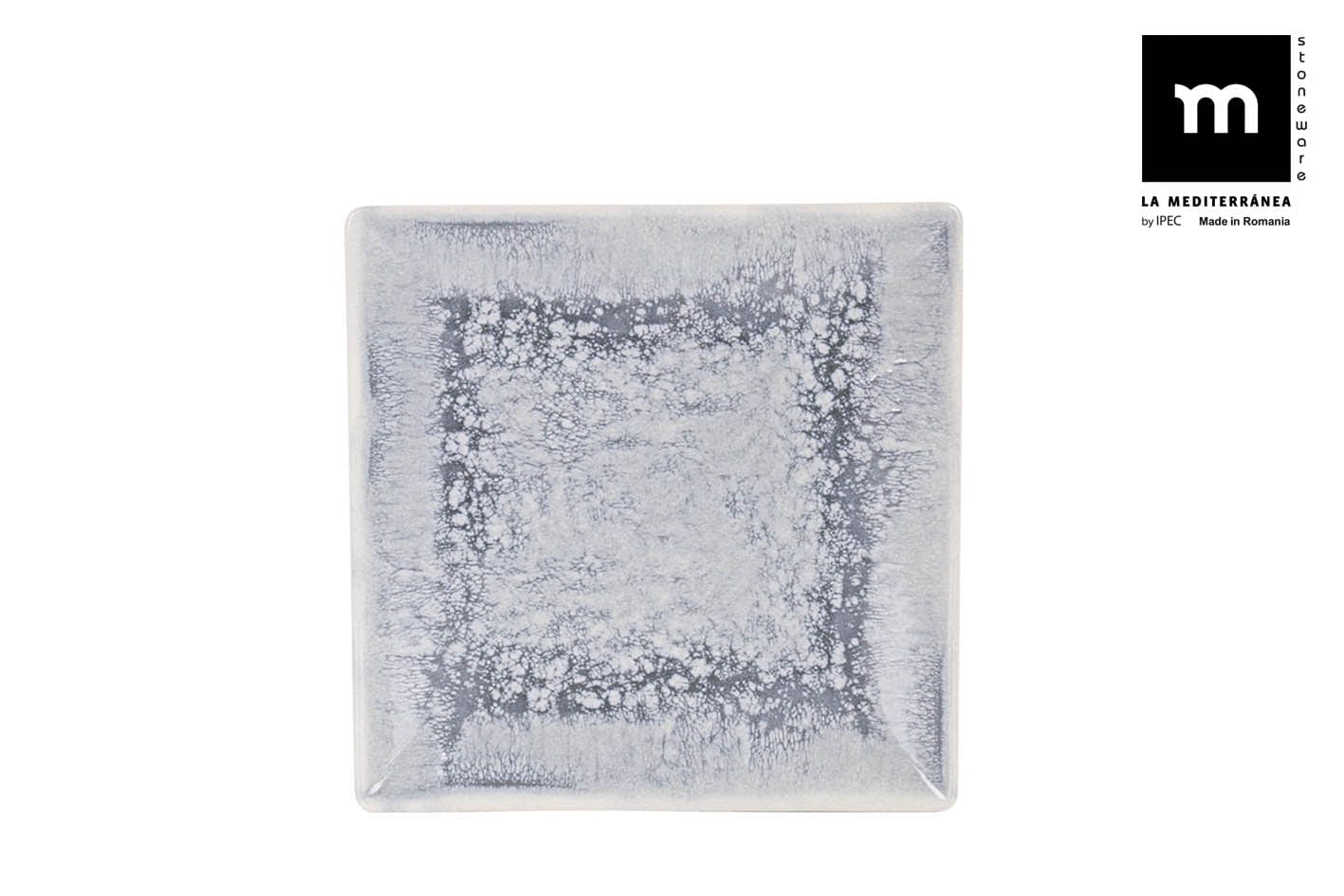 Inde Soler Hispania Farfurie pentru desert, din ceramica, Adhara Albastru, L18xl18xH1,5 cm