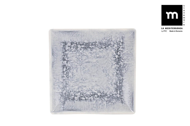 Inde Soler Hispania Farfurie pentru desert, din ceramica, Adhara Albastru, L18xl18xH1,5 cm