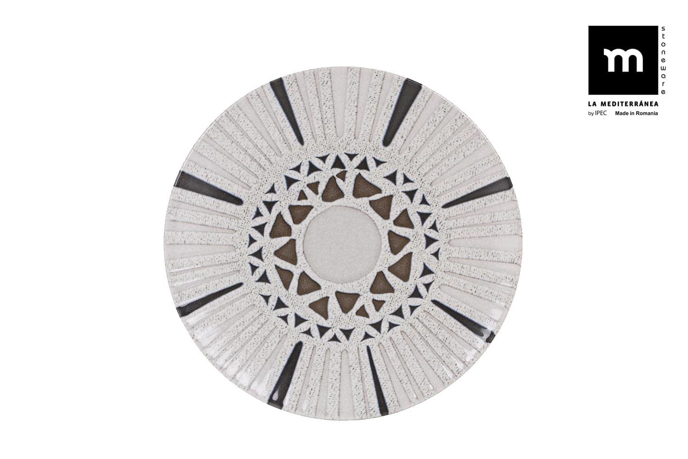 Inde Soler Hispania Farfurie pentru desert, din ceramica, Barroc Multicolor, Ø20xH2 cm