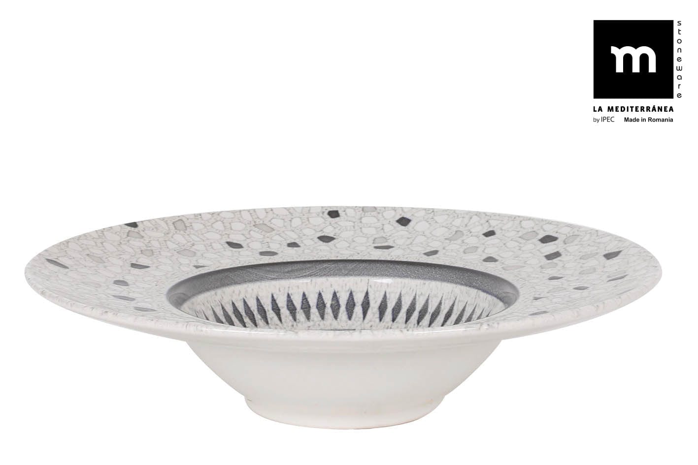 Inde Soler Hispania Farfurie pentru paste, din ceramica, Barroc Multicolor, Ø28xH6,8 cm