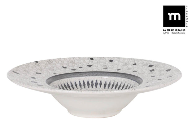 Inde Soler Hispania Farfurie pentru paste, din ceramica, Barroc Multicolor, Ø28xH6,8 cm