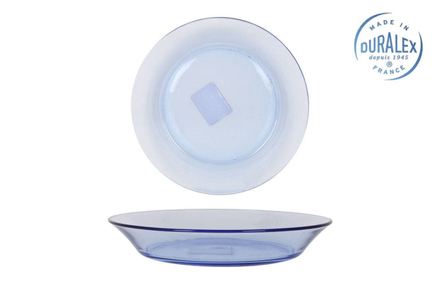 Inde Soler Hispania Farfurie pentru supa, din sticla, Lys Albastru, Ø19.5xH3.7 cm