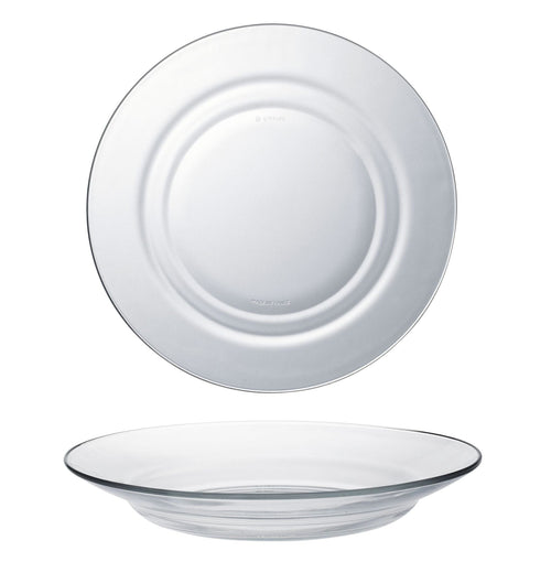 Inde Soler Hispania Farfurie pentru supa, din sticla, Lys Transparent, Ø23xH3.3 cm