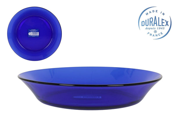 Inde Soler Hispania Farfurie pentru supa, din sticla, Saphir Albastru, Ø19.5xH3.5 cm