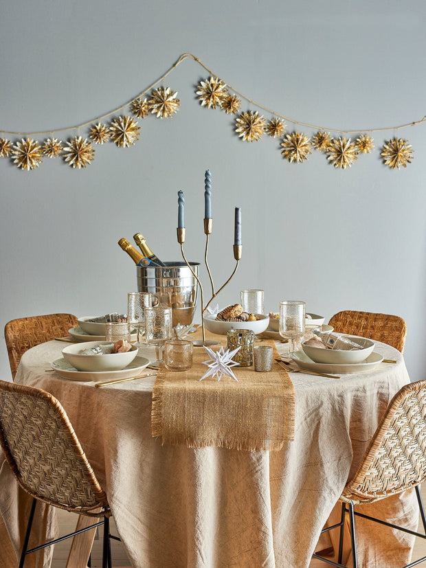 Bloomingville Fata de masa din material textil, Terni Natural, 200 x 150 cm