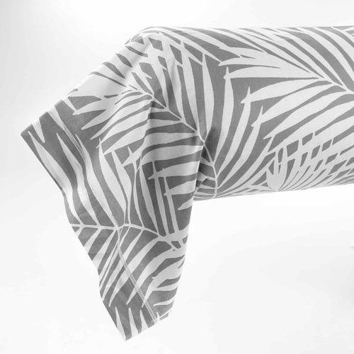 Fata de perna din bumbac, Botania Bolster Gri, 85 x 185 cm