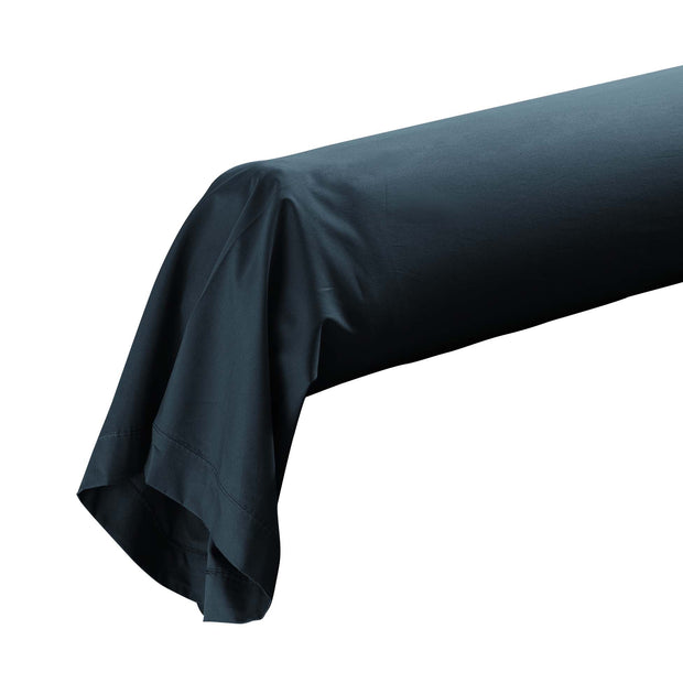 Fata de perna din bumbac, Percaline Bolster Bleumarin, 85 x 185 cm