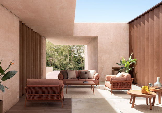 Fata perna decorativa de exterior, Savan Bej, 45 x 45 cm (2)