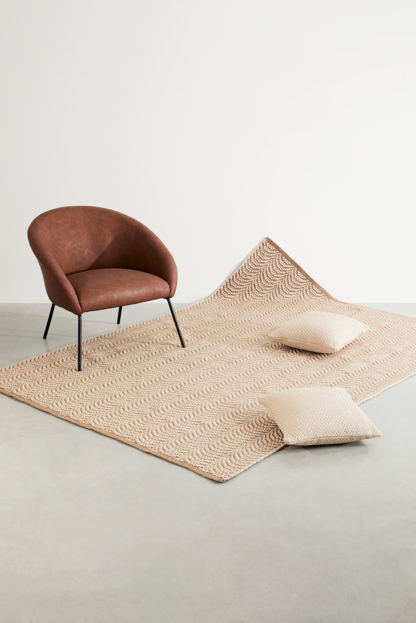 Fata perna decorativa de exterior, Savan Bej, 45 x 45 cm (6)