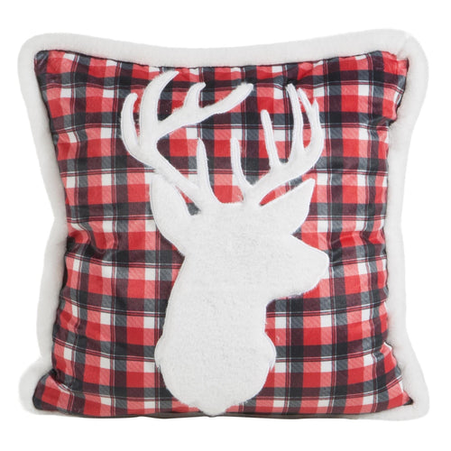 BFSummer Fata perna decorativa pentru Craciun Elison Velvet Multicolor, 45 x 45 cm