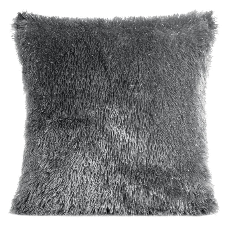 BFSummer Fata perna decorativa Tiffany Gri Inchis, 40 x 40 cm