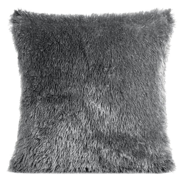 BFSummer Fata perna decorativa Tiffany Gri Inchis, 40 x 40 cm