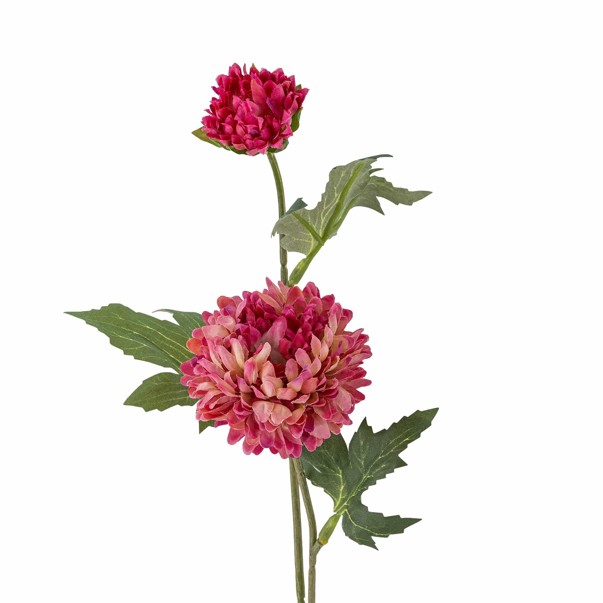 Fir floare artificiala, Chrysantemum Roz, H47 cm (1)