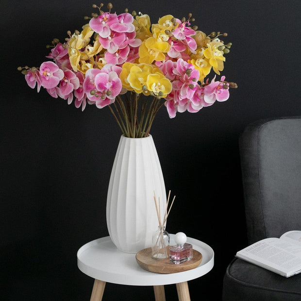 Decoking Fir floare artificiala, Faleni Roz, H76 cm