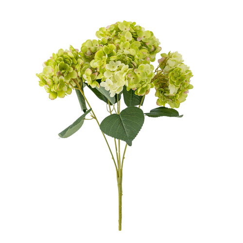 Fir floare artificiala, Hydrangea Alb, H49 cm