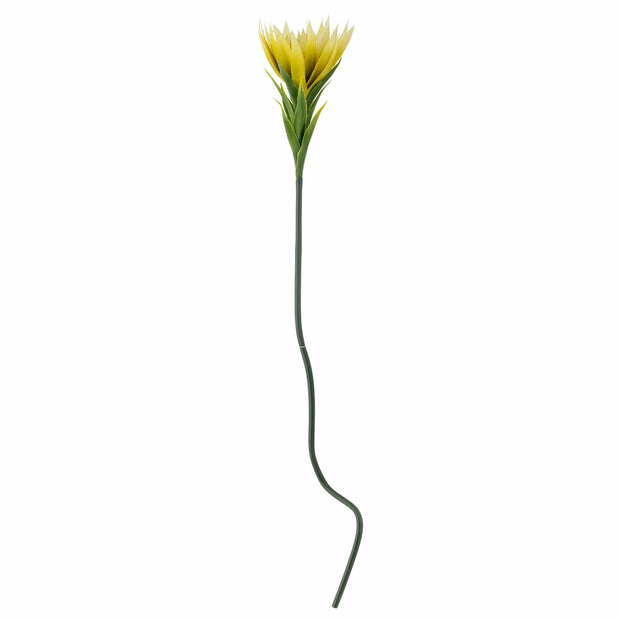 Fir floare artificiala, Lily Galben, H76 cm