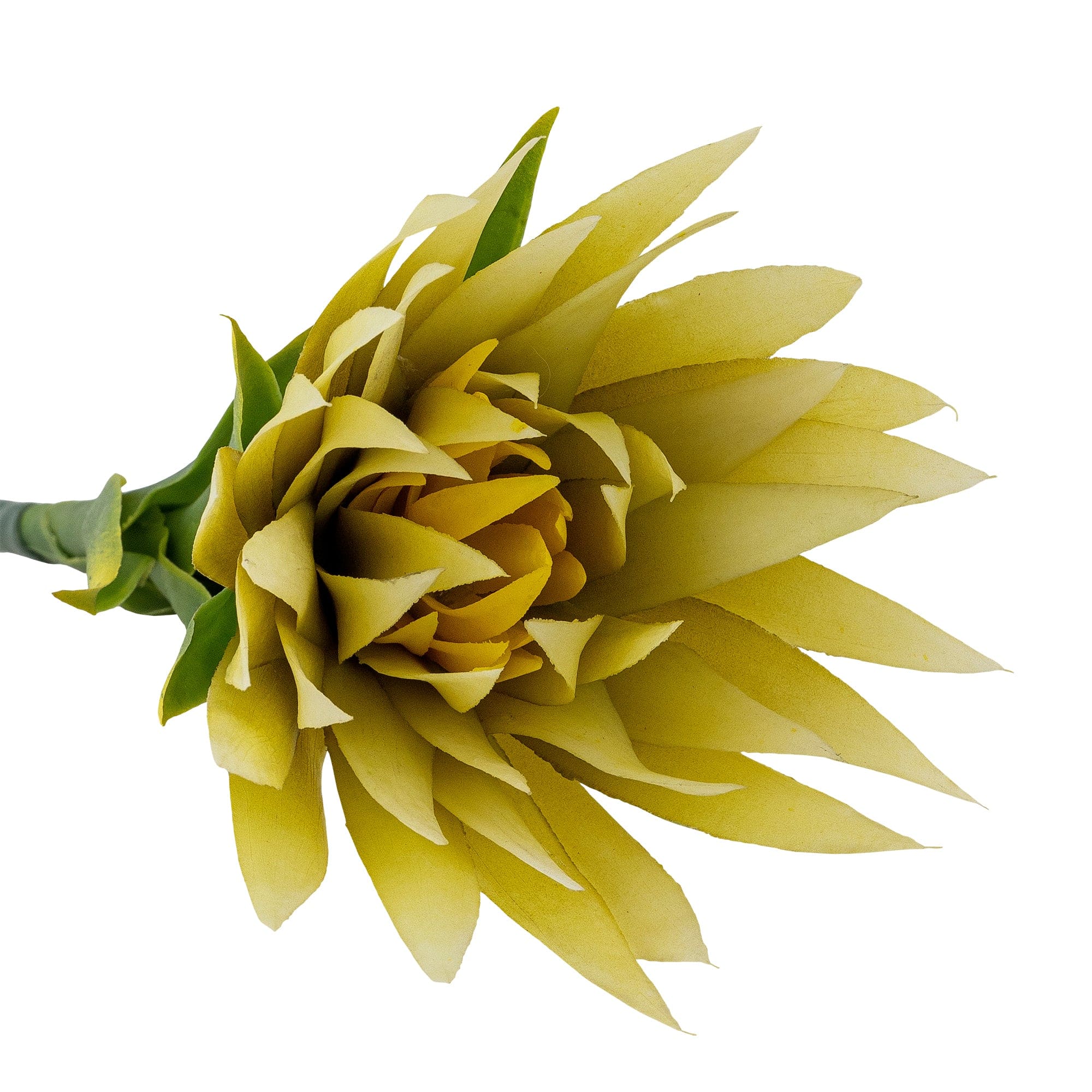 Fir floare artificiala, Lily Galben, H76 cm (1)