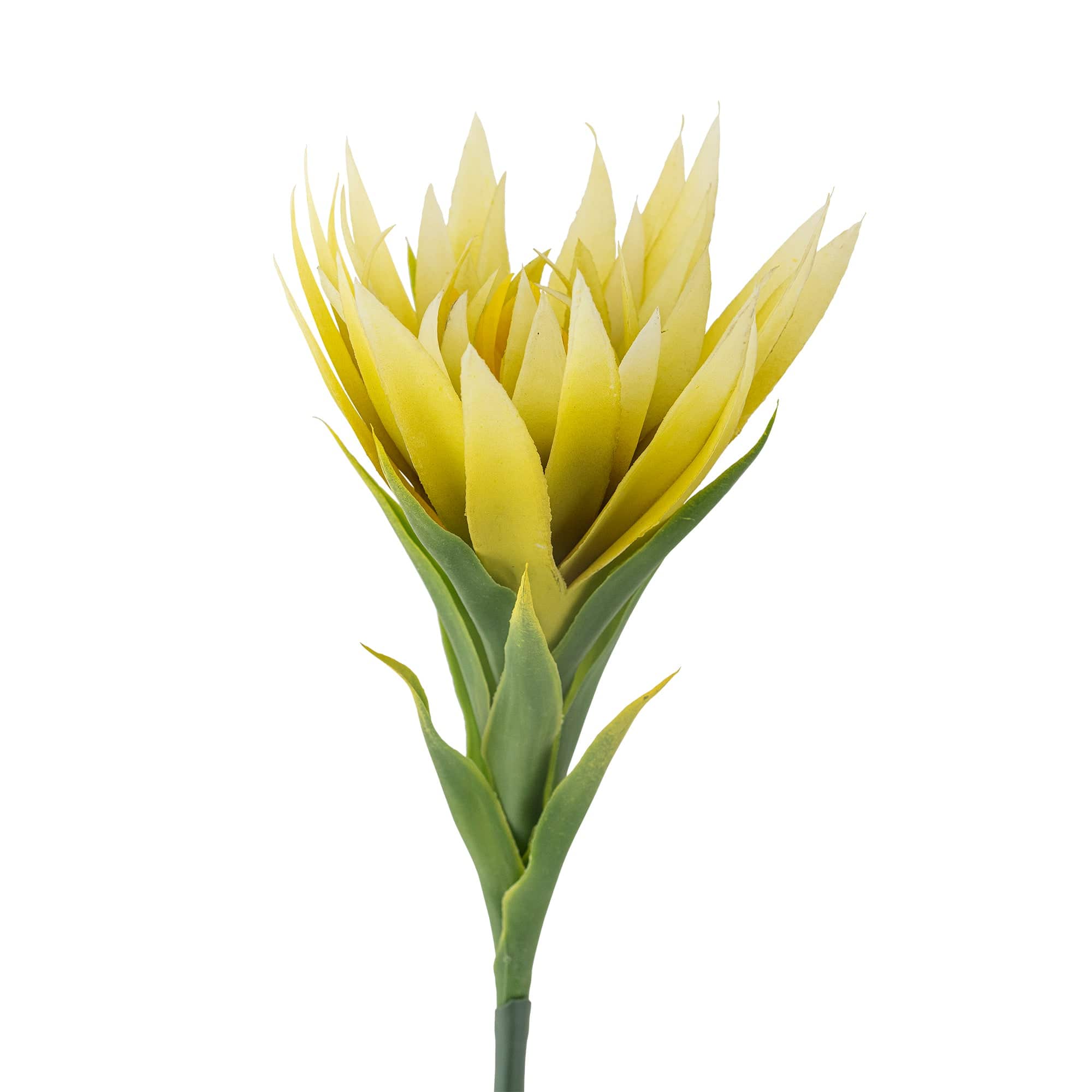 Fir floare artificiala, Lily Galben, H76 cm (2)