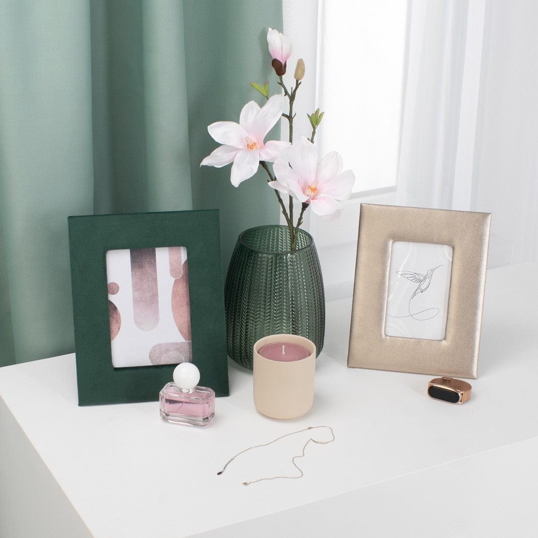 Decoking Fir floare artificiala, Magnoli Crem / Verde, H69 cm