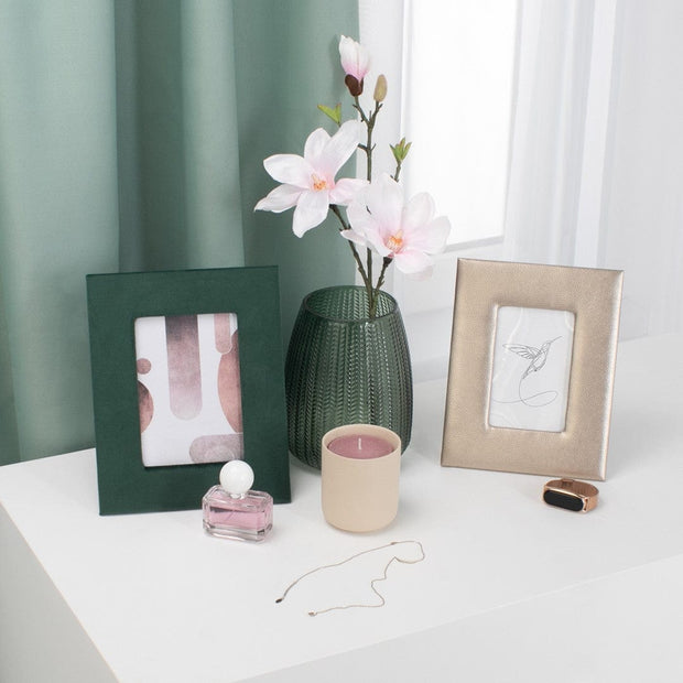 Decoking Fir floare artificiala, Magnoli Crem / Verde, H69 cm