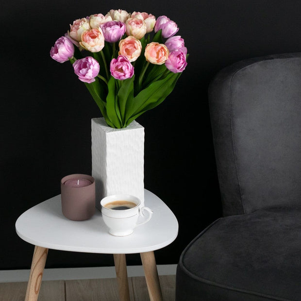 Decoking Fir floare artificiala, Tulipi Multicolor, H50 cm