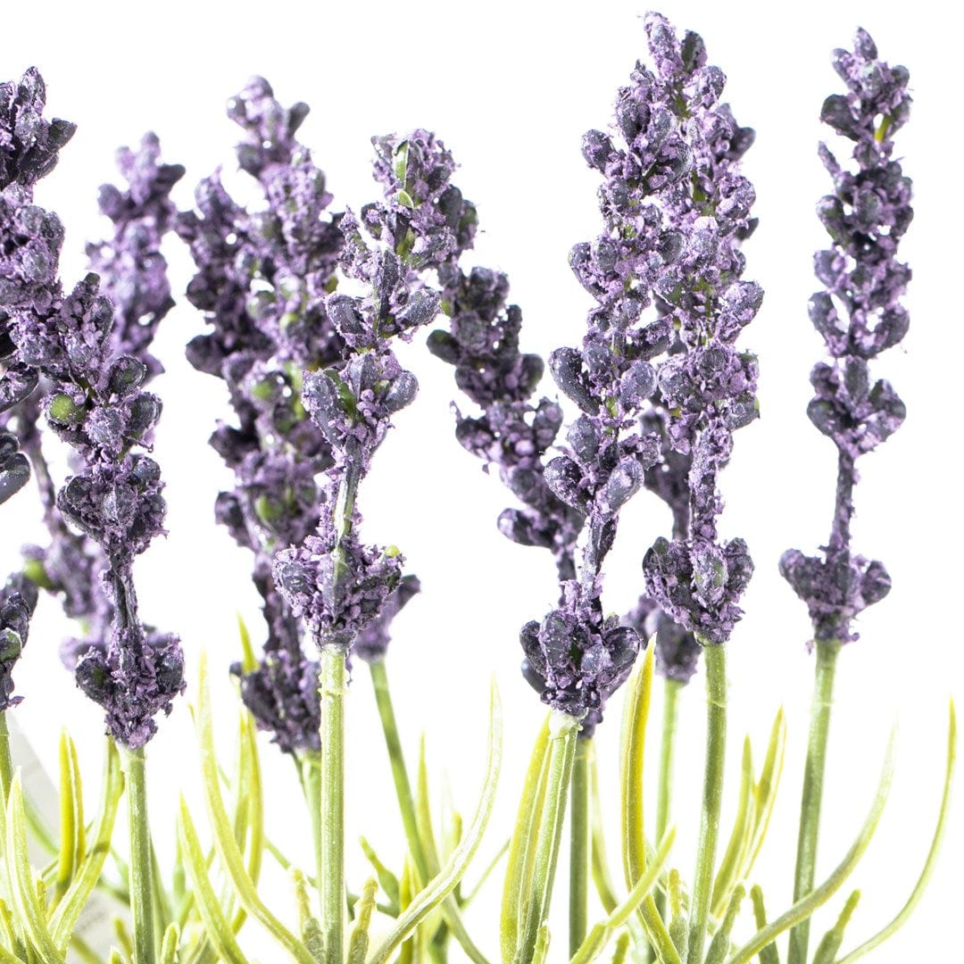 Decoking Floare artificiala in ghiveci, Lavendi Mov / Verde, H27 cm