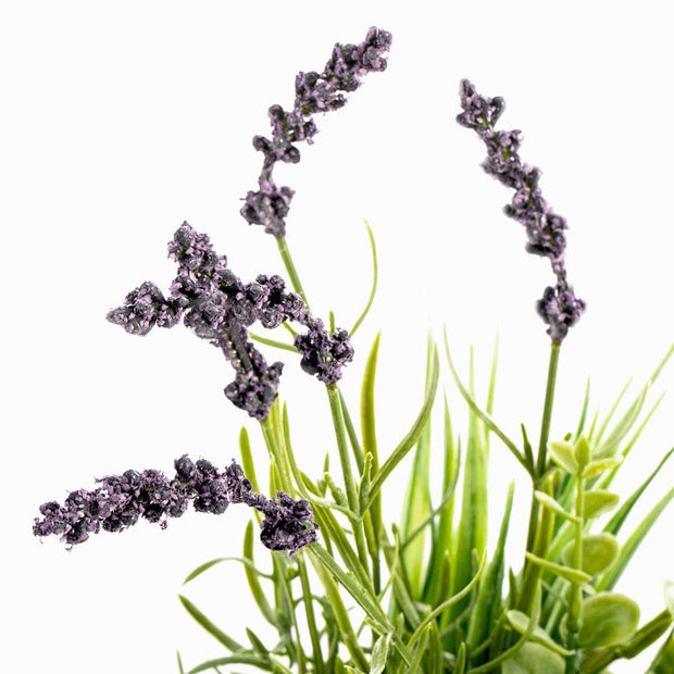 Decoking Floare artificiala in ghiveci, Lavendi Multicolor, H32 cm