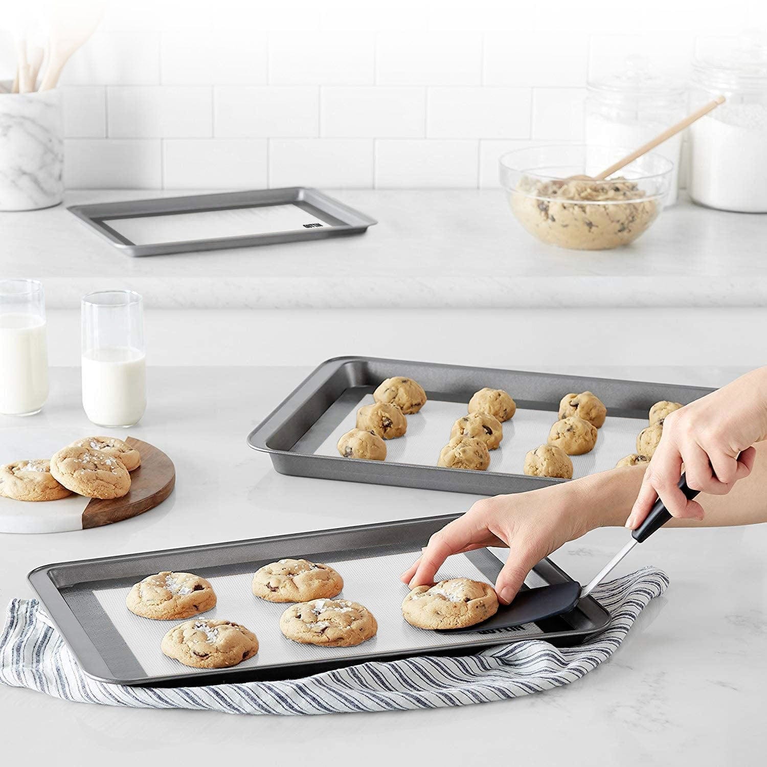 Inde Soler Hispania Foaie pentru cuptor, din silicon silicon, Quttin Gri / Negru, L40xl30 cm