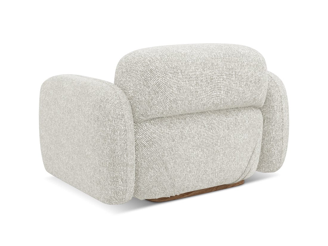 Makamii Fotoliu Fix tapitat cu stofa, Ailani C1 Bej Deschis / Natural, l110xA95xH73 cm