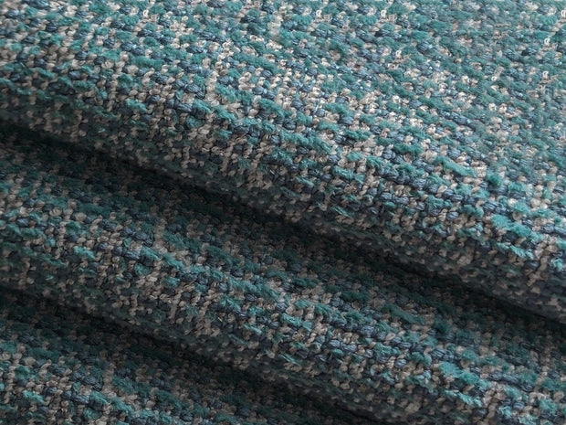 Makamii Fotoliu Fix tapitat cu stofa, Ailani C15 Albastru Denim / Natural, l110xA95xH73 cm