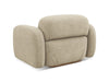 Makamii Fotoliu Fix tapitat cu stofa, Ailani C3 Bej / Natural, l110xA95xH73 cm
