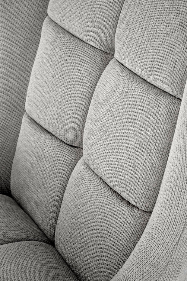 Fotoliu fix tapitat cu stofa, Byron Gri / Negru, l75xA85xH92 cm (5)