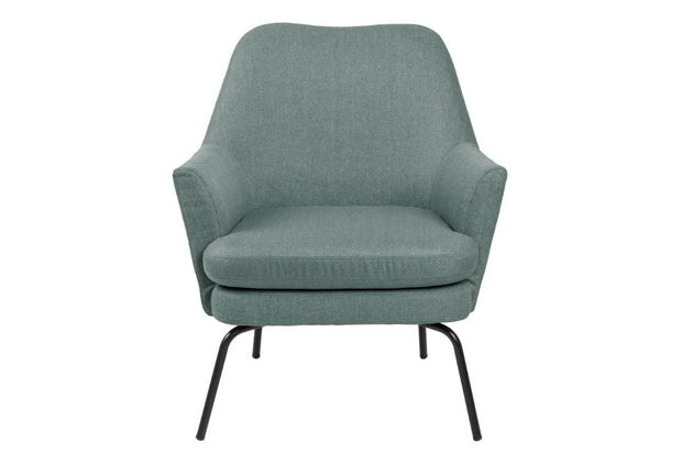 Actona Fotoliu Fix tapitat cu stofa, Chisa Verde / Negru, l74xA73xH83 cm