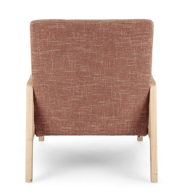 Fotoliu Fix tapitat cu stofa, Deanna Autumn Maro / Natural, l67,5xA82xH83 cm (3)