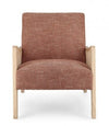 Fotoliu Fix tapitat cu stofa, Deanna Autumn Maro / Natural, l67,5xA82xH83 cm (11)